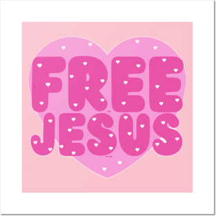 Free The Jesus in You By Abby Anime (c) Posters and Art